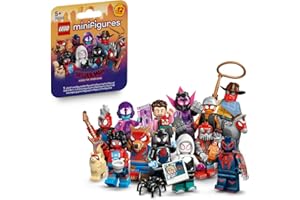 LEGO Minifigures Spider-Man: Poprzez multiwersum, superbohaterowie Marvela do kolekcji, w tym Miles Morales i Peter Parker, zabawki dla chłopców i dziewczynek od 5 lat, prezent dla kolekcjonera 71050