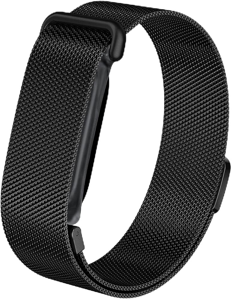 Google Fitbit Air ile Uyumlu Milanes Mıknatıslı Hasır Metal Kordon