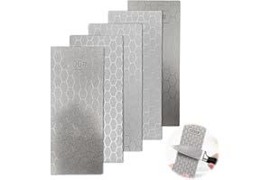 WIYETY 5 sztuk diamentowych kamieni szlifierskich: 200/400/600/1000/2000, diamentowa ostrzałka do noży, diamentowe kamienie szlifierskie do urządzeń kuchennych na zewnątrz