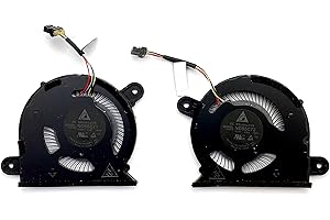 BESTPARTS New CPU + GPU Cooling Fan Replacement for DELL XPS 13 9300 9310 P117G 0WX28K 0FRK0V WX28K FRK0V Dual Fans