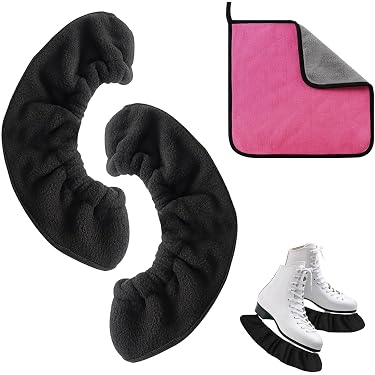 Protège-Lames Pour Patins à Glace | Réglables Avec Ressort - En Plastique HDPE Pour Enfants/Adultes