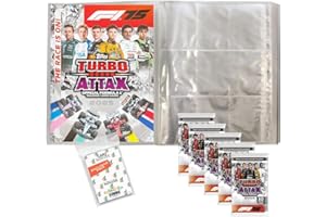 COLLECT-IT.DE MY HOME OF CARDS + TOYS Bundle with Topps Turbo Attax Formula 1 2025 Trading Cards + Exclusive Collect-it Cases (1 Empty Portfolio Folder + 5 Boosters)
