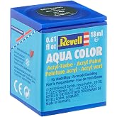 Revell - Su Bazlı Maket Boyası Siyah Yeşil Mat 18 Ml (36140)