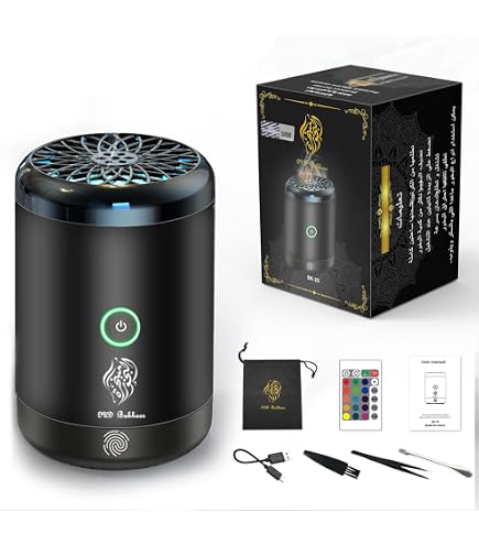 BrûLeur D'Encens Arabe Portable USB Rechargeable Bakhoor éLectrique