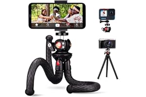 Lammcou Trépied Flexible pour Appareil Photo, Smartphone