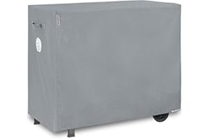 Turtle Life Grillabdeckung wasserdichte Grill Abdeckhaube für 3-4 Brenner Gasgrill, Grillabdeckung kein Verblassen innerhalb von 2 Jahren, Grau 120x60x100cm