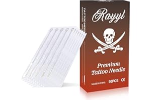 Agujas de tatuaje - SOTICA 100 piezas 3rl 5rl 7rl 9rl 3rs 5rs 7rs 9rs 5m1 7m1 Pistolas de tatuaje mixtas Agujas Utilizado para máquina de tatuaje, kit de tatuaje y suministros de tatuaje
