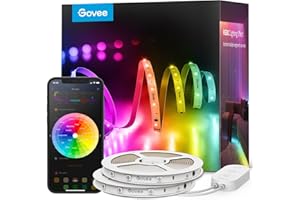 Taśma LED Govee 30m, Taśma LED RGBIC, Współpracuje z Alexą i Asystentem Google, Kontrola segmentów DIY, Kontrola aplikacji, Synchronizacja muzyki, do sypialni, kuchni, szafy, biurka