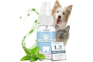 OKALABANDEE 150ml Dentifricio Spray per Cani e Gatti, Igiene Orale, Alito Fresco, Contrasta Placca e Tartaro,Pulizia Denti Facile