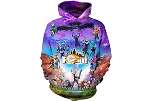 SUYALUOI Battle Royale Spiel Pullover Jungen Hoodie Unisex 3D gedruckt Anime Sweatshirts Mädchen Pullover Langarm Kapuzenpullover
