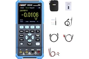 OWON HDS242 Mano Digital Osciloscopio Multimetro 2 Canales USB TipoC 40 MHz 3.5 / LCD Prueba Metro