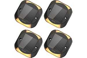 Quntis 4Pack Solcell Spotlights – Varmvitt 3000K LED, IP65 Vattentät