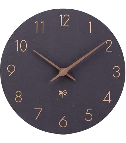 Cander Berlin Orologio Da Parete XXL Silenzioso MNU 2840 N – 40 Cm, Design Moderno/Vintage, Grigio, MDF - 2