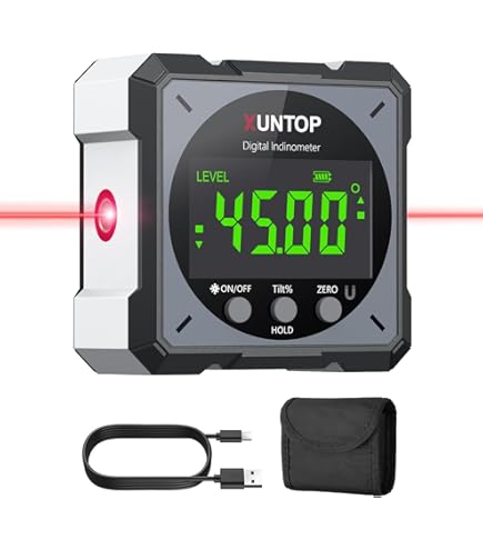 Rilevatore Angolare Digitale Aneedbaby - Con Laser, Display LCD, Goniometro E Inclinometro - Foto 13