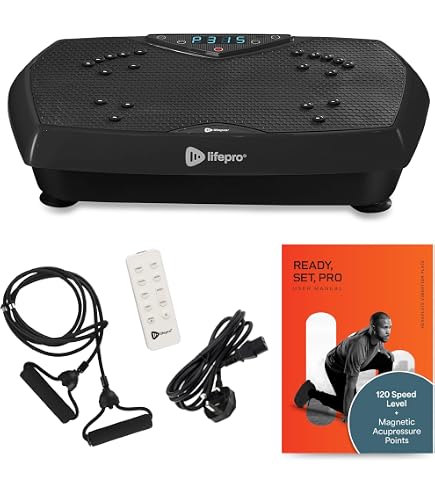 Plaque Vibrante Pro Rumblex Plus - Machine D'exercice à Oscillations - Idéal Gym Et Training