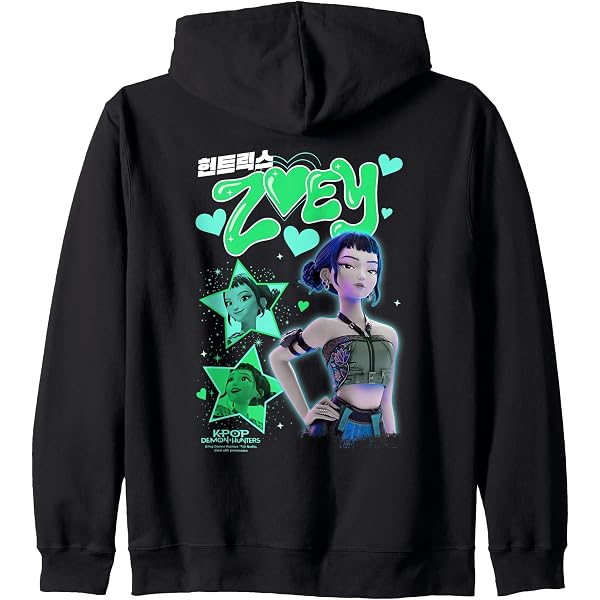 Felpa Con Cappuccio Unisex YiJee Demon Hunters Cosplay - Ispirata A Zoey & Rumi Per Fan KPOP E Anime