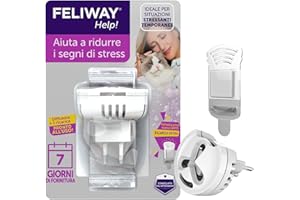 FELIWAY Help! Kit Difusor Calmante para Gatos – 7 días – Ayuda a tranquilizar a tu gato cada día o en ocasiones estresantes. Recomendado por veterinarios, clínicamente probado.
