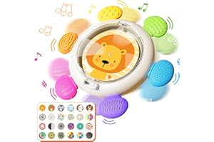 Sentasi Juguetes de Baño,Juguete Sensorial Multifuncional Spinner para Bebé,Juguete de Baño con Animales Divertidos y Patrones Geométricos,Juguete de la Taza de Succión del Bebé