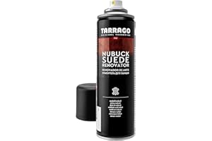 Tarrago Nubuck Suede Renovator 250 ml | Spray Impermeabilizante | Renovador para Zapatos, Bolsos, Textil, Ante y Nubuck | Waterproof - Agua y Lluvia