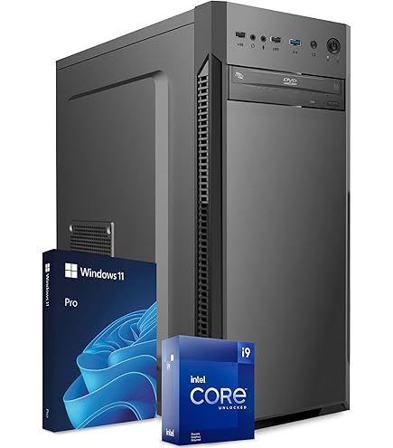 AGM store PC Desktop Core i5 12400 / RAM 16GB DDR5 / Ssd M2 512GB / grafica UHD 730 / Computer fisso/Licenza W11 Inclusa