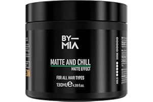 BY MIA Matte and Chill Hair Wax 130 ml | Matte Look | Super High Hold | Edge Control | Hair Wax for Men & Women