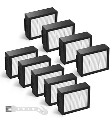 Kit de filtros de repuesto para Roomba 105 para aspiradora lavable 5/10 filtros para control de polvo (paquete de 5