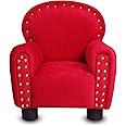 Daryoo - Royalred Majestic Kids Sofa - Ergonomic Design With Armrest & Backrest For Ages 1-6 - Pine Wood