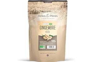 123GELULES Gingembre Bio - 500 gr de poudre