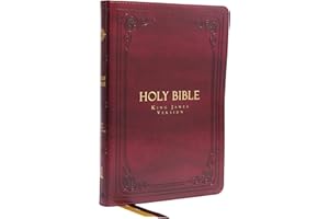 KJV Holy Bible: Large Print Thinline, Burgundy Leathersoft, Red Letter, Comfort Print: King James Version