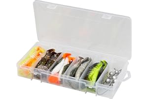 Savage Gear Cannibal Shad Kit - 6er-Pack effektiver Shads Jigköpfen - Ideal für Angler, die auf Barsch, Hecht und Zander im Süß- und Salzwasser Angeln, Assortiert, Varied