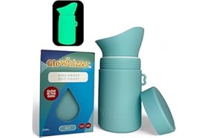 KIDDIWHIZZ Portable Toilet/Travel Potty Holiday Essentials for Kids - Ideal for Potty Training, Camping, Car Journeys & Travel - Unisex Silicone Pee Bottle - Portable & Leakproof - 250ml