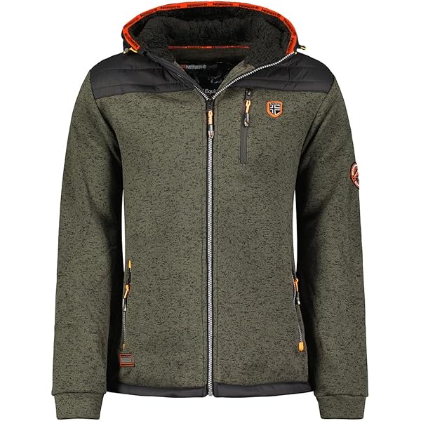 Geographical Norway, Jacheta De Fleece Cu Logo Brodat Tamazonie Bleumarin S Tamazonie Navy Db Men 245 Navy S