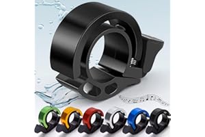 LIPENS Bicycle Bells Fits 2.2cm/0.87in Bike Handle, Small Bike Bell for Kids and Adults, 90db Bicycle Bell With Loud Crisp Clear Sound, Alloy Bike Bells for Road Mountain Bikes Scooter