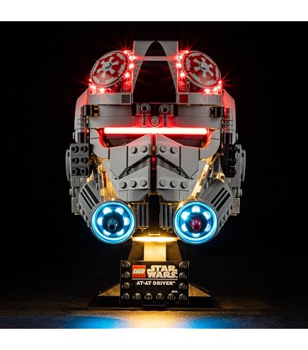 BRIKSMAX LED-Beleuchtungsset Für LEGO 75349 Captain Rex Helm - Einfache Installation, Ohne Bausteine | Belebt Dein Star Wars-Modell