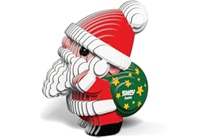 EUGY 055 Papa Noel. Eco-Friendly 3D Paper Puzzle Edición Navidad