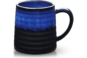 RELEDESA Bardzo Duży Ceramiczny Kubek do Kawy z Dużym Uchwytem, 700 ml, Ponadwymiarowa Filiżanka Herbaty, Biuro i Dom, Gorące i Zimne Napoje, Nadaje się do Kuchenki Mikrofalowej i Zmywarki