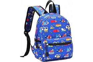 YAMEIZE Toddler Backpack for Kids School Bag Children's Backpack Boys Girls Small Cute Cartoon Rucksack for 3-7 Years