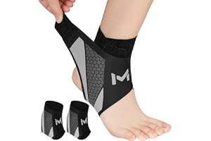 Beugo Fotledsbandage, ankelbandage för kvinnor och män, fotledsbandage fotled, justerbart fotbandage, ankelbandage för sport som fotboll, fitness och jogging (stil B, en storlek)
