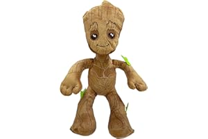 WKxinxuan Groot Peluche Groot Poupées, 30 cm Groot Mignonne Kawaii Figurine Jouets Anime Jouet en Peluche Convient aux Cadeaux de fête d'anniversaire de Noël pour Enfants Filles