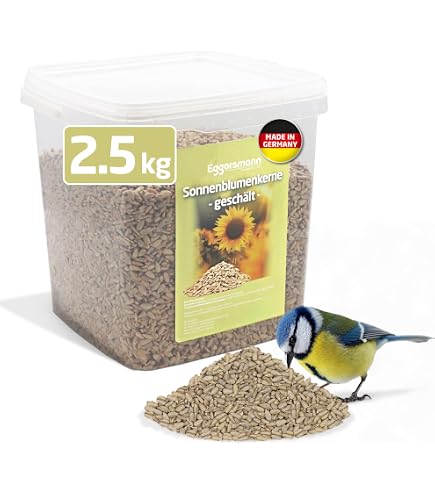 Lyra Pet® Geschälte Sonnenblumenkerne Bruch (25 Kg) – Schalenloses Vogelfutter Für Wildvögel Das Ganze Jahr