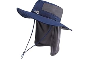 Bassdash Chapeau de Protection Solaire Boonie UPF 50+ pour la Pêche