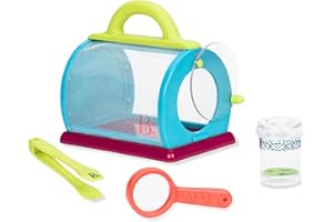 B. Toys By Battat Bug Bungatow Zestaw do Łapania Owadów, Wielokolorowy, ‎19.69 x 12.7 x 14.22 cm; 358.34 g, 4 Elementy