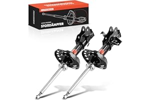 Frankberg 2 x Shock Absorbers Gas Pressure Front Axle Compatible with Civic VIII Hatchback FK FN Hatchback 1.4-2.2L 2005-2011 Replace # 51601SMGG14