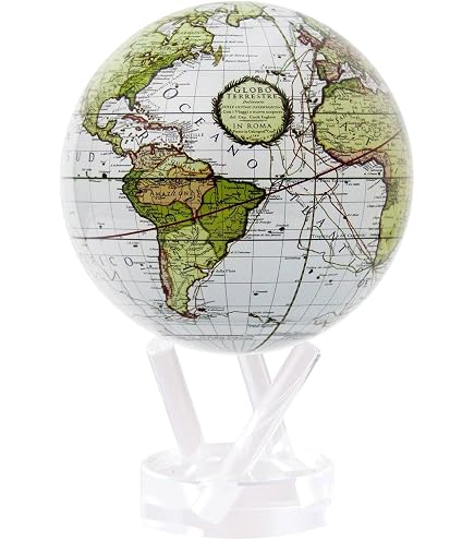 MOVA Globe Terre De Nuit : Globe Rotatif Solaire - Décoration Bureau Maison Unique