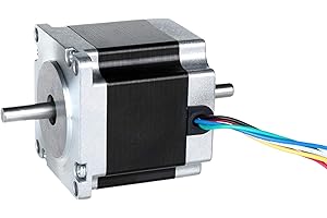 DE-SHIP FREE 1PC 23HS6620B Nema23 Stepper silnik 56mm 180oz-in okrągły podwójny shaft 2.0A 1.8° unipolar CNC OEM ACT MOTOR GmbH