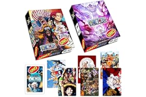 MIFKLMV One Piiece Kartenspiel, 108pcs One Piiece Karten Anime Kartenspiel Strategiespiel Trading Card Pack Ablegespiel Familienspiel Kartendeck Geburtstagsgeschenk, Kinderspiel für 2-6 Spieler