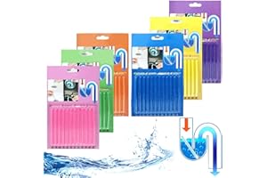 GENÉRICO Palillos para desagüe,Cleaning Sticks, Limpiador de desagües, Mantiene Las tuberías de desagüe limpias y Libres de atascamientos Fosa Septica WC Net Fosas Septicas