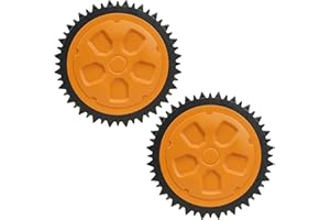 DIJIA Ruote per robot tosaerba Worx Landroid, accessori per robot tosaerba Worx WR141E / WR142E / WR143E / WR165E / WR167E