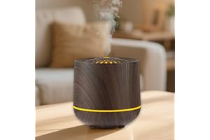 ‎NIXTRVE Nixtrve 300ml Diffuser, Ultraschall Aroma Diffuser für ätherische Öle, Luftbefeuchter mit kühlem Nebel, 7 Farben LED Licht und automatische Abschaltung, Diffuser ätherische Öle für Zuhause und Büro