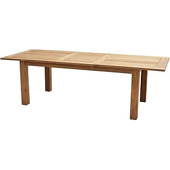 Ploß Gartentisch rund 160 cm für 7-8 Personen - Teakholztisch mit